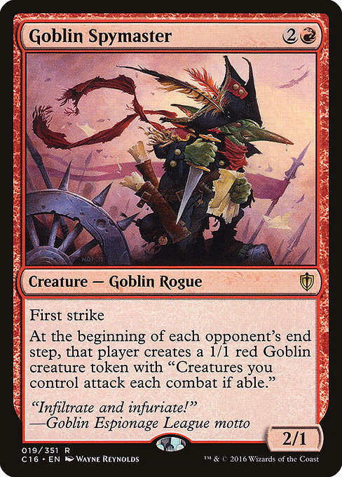 Goblin Spymaster - Commander 2016 Rare Card