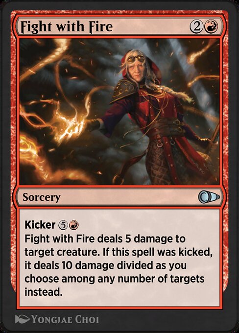 Fight with Fire - Pioneer Masters Uncommon Card