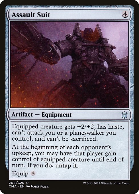 Assault Suit - Commander Anthology Uncommon Card
