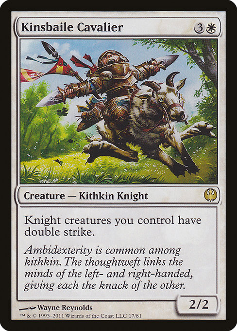 Kinsbaile Cavalier - Duel Decks: Knights vs. Dragons Rare Card