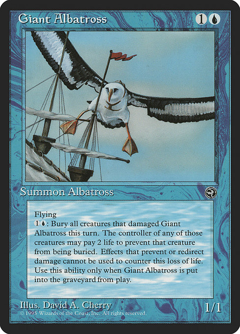 Giant Albatross - Homelands Common Card