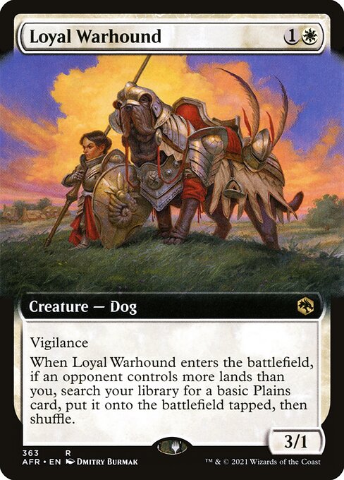 Loyal Warhound - Adventures in the Forgotten Realms Rare Card