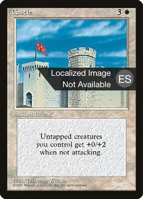 Castle - Fourth Edition Foreign Black Border Uncommon Card