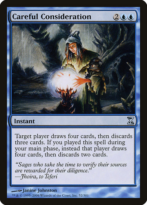 Careful Consideration - Time Spiral Uncommon Card