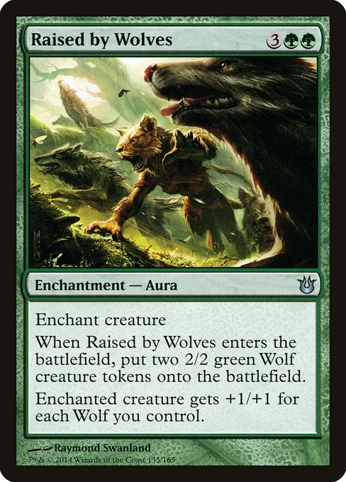Raised by Wolves - Born of the Gods Uncommon Card
