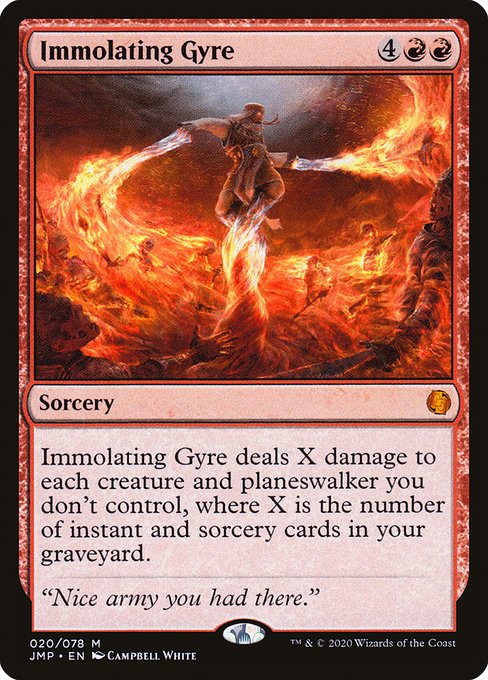 Immolating Gyre - Jumpstart Mythic Card