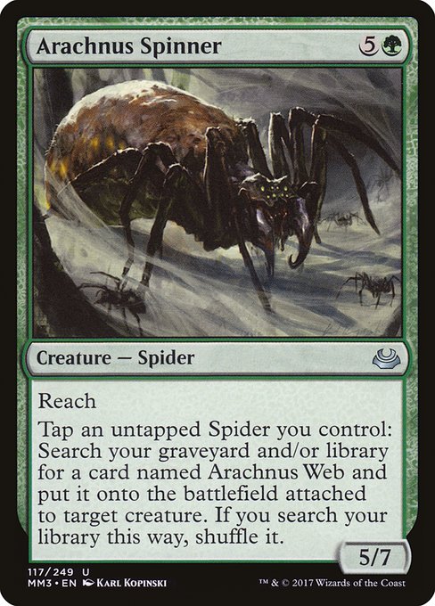 Arachnus Spinner - Modern Masters 2017 Uncommon Card