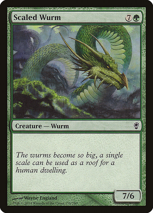 Scaled Wurm - Conspiracy Common Card