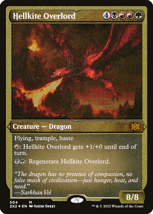 Hellkite Overlord - Double Masters 2022 Mythic Card