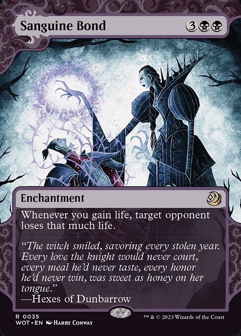 Sanguine Bond - Wilds of Eldraine: Enchanting Tales Rare Card