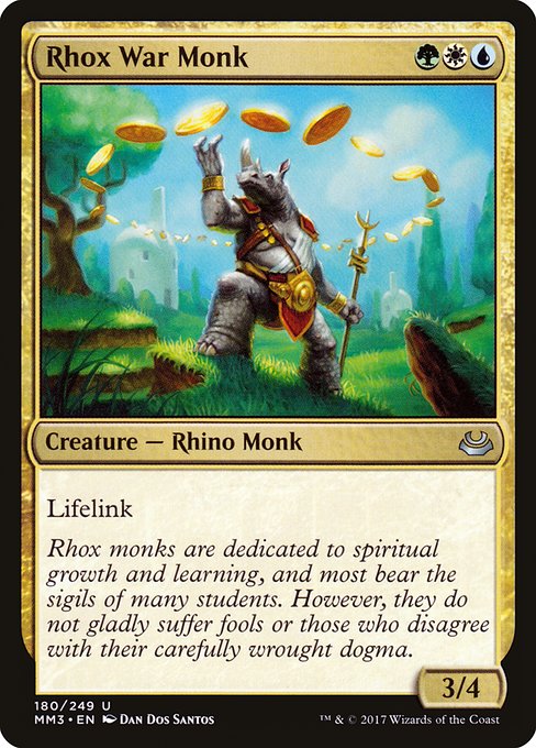 Rhox War Monk - Modern Masters 2017 Uncommon Card