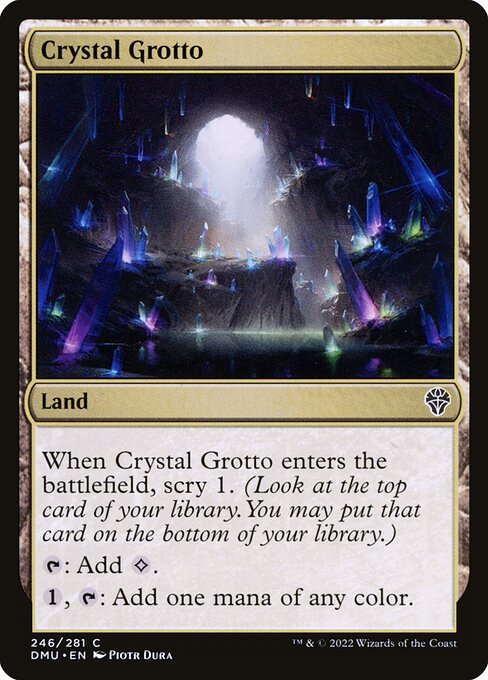 Crystal Grotto - Dominaria United Common Card