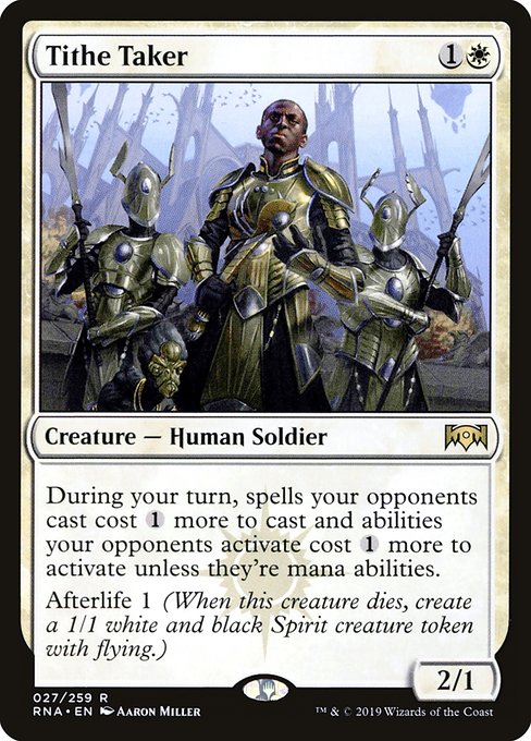 Tithe Taker - Ravnica Allegiance Rare Card