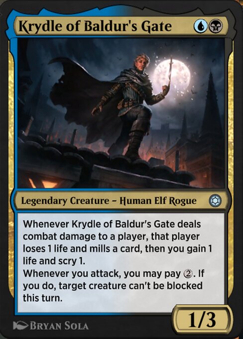 Krydle of Baldur's Gate - Alchemy Horizons: Baldur's Gate Uncommon Card