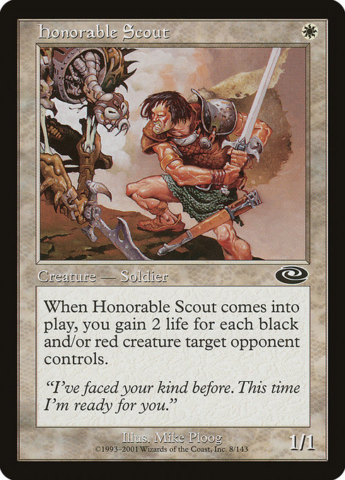 Honorable Scout - Planeshift Common Card