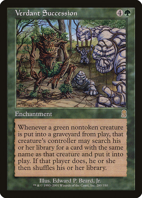 Verdant Succession - Odyssey Rare Card