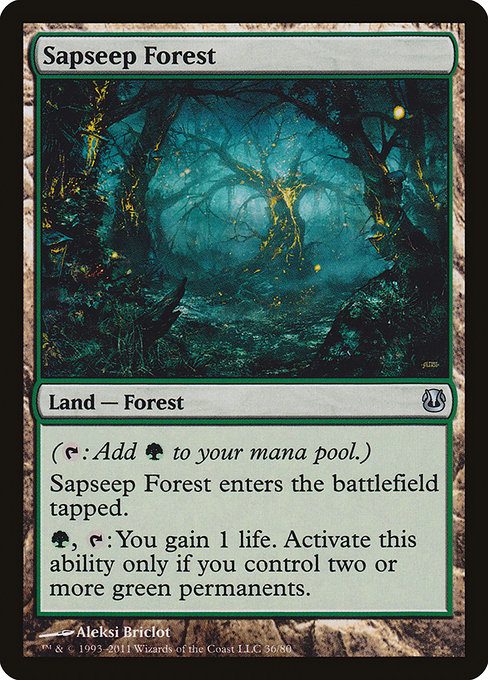 Sapseep Forest - Duel Decks: Ajani vs. Nicol Bolas Uncommon Card