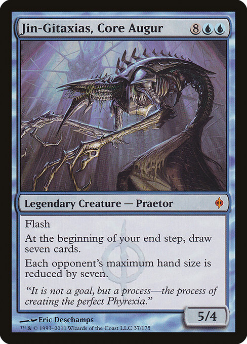 Jin-Gitaxias, Core Augur - New Phyrexia Mythic Card