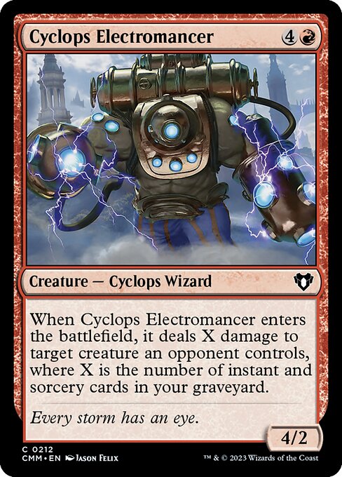 Cyclops Electromancer - Commander Masters Common Card