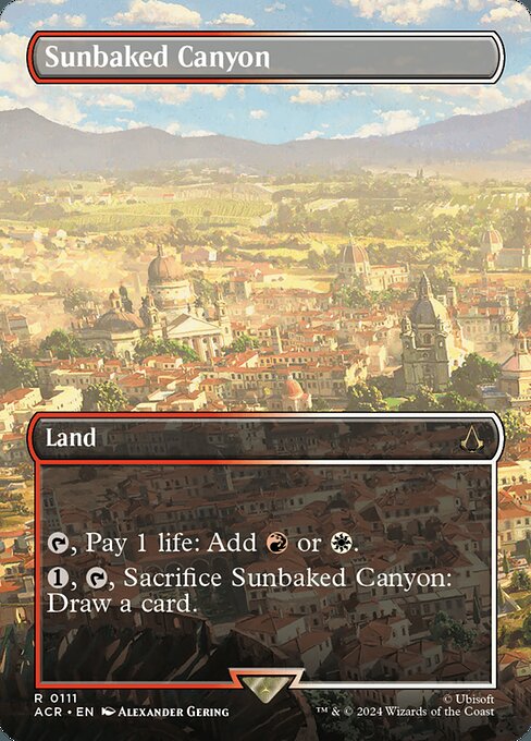 Sunbaked Canyon - Assassin's Creed Rare Card