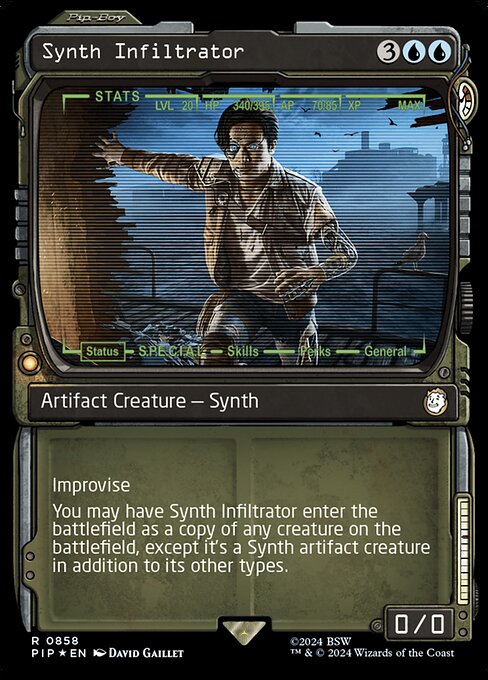 Synth Infiltrator - Fallout Rare Card