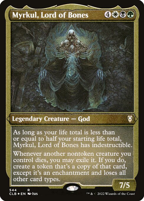 Myrkul, Lord of Bones - Commander Legends: Battle for Baldur's Gate Rare Card