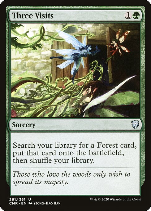 Three Visits - Commander Legends Uncommon Card