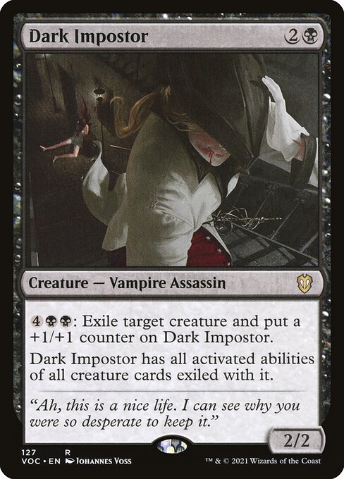 Dark Impostor - Crimson Vow Commander Rare Card