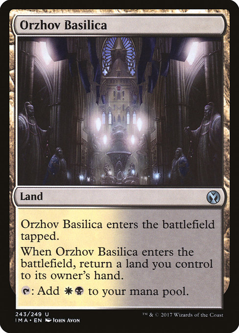 Orzhov Basilica - Iconic Masters Uncommon Card