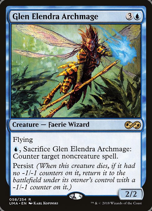 Glen Elendra Archmage - Ultimate Masters Rare Card