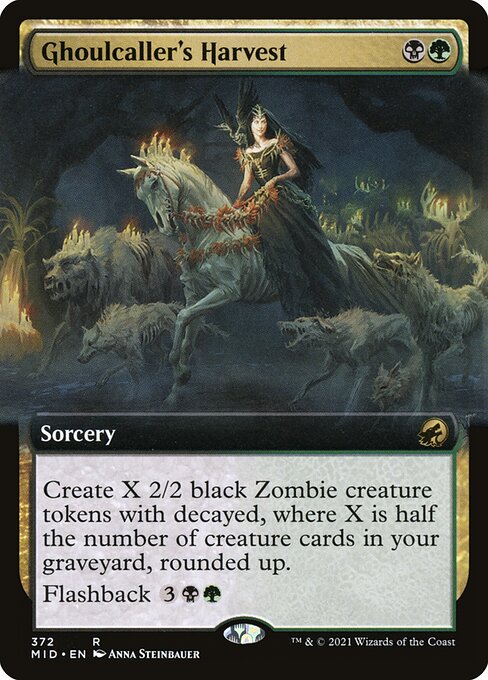 Ghoulcaller's Harvest - Innistrad: Midnight Hunt Rare Card