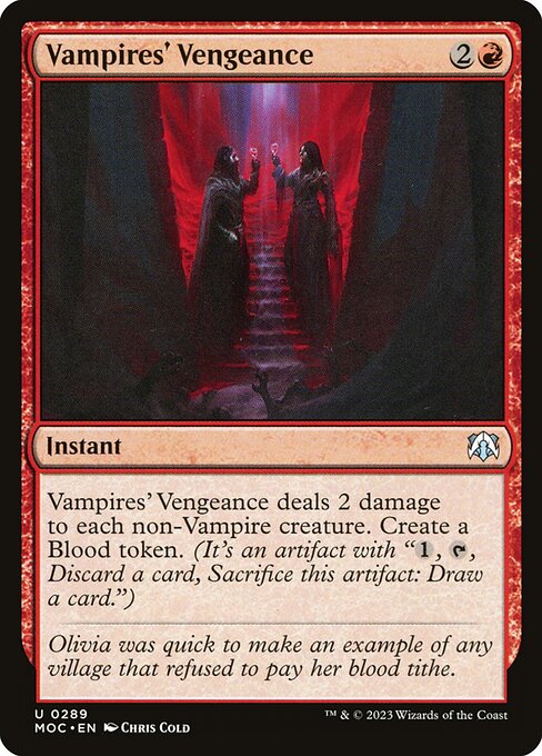 Vampires' Vengeance - March of the Machine Commander Uncommon Card