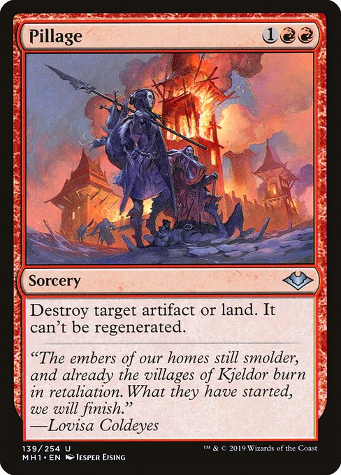Pillage - Modern Horizons Uncommon Card