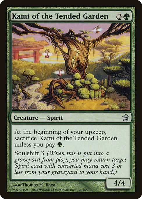 Kami of the Tended Garden - Saviors of Kamigawa Uncommon Card
