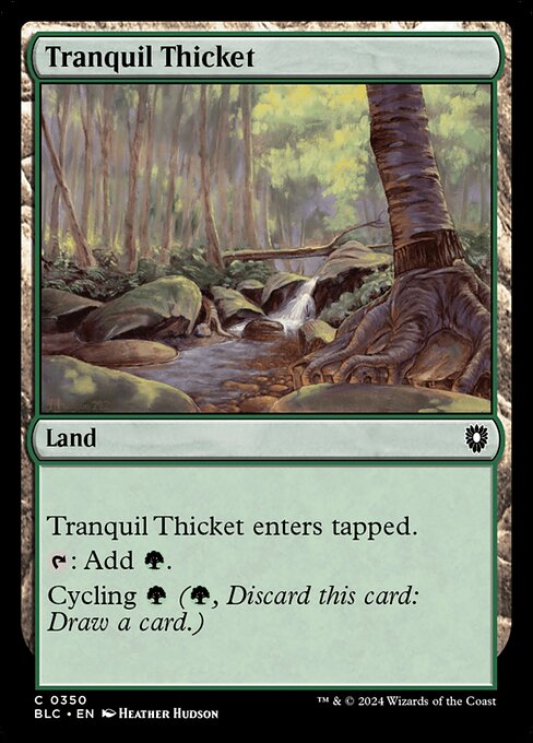Tranquil Thicket - Bloomburrow Commander Common Card
