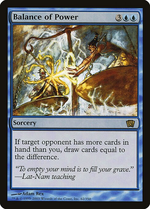 Balance of Power - Eighth Edition Rare Card