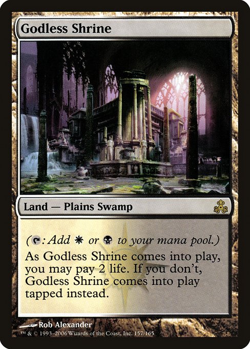 Godless Shrine - Guildpact Rare Card