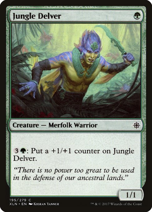 Jungle Delver - Ixalan Common Card