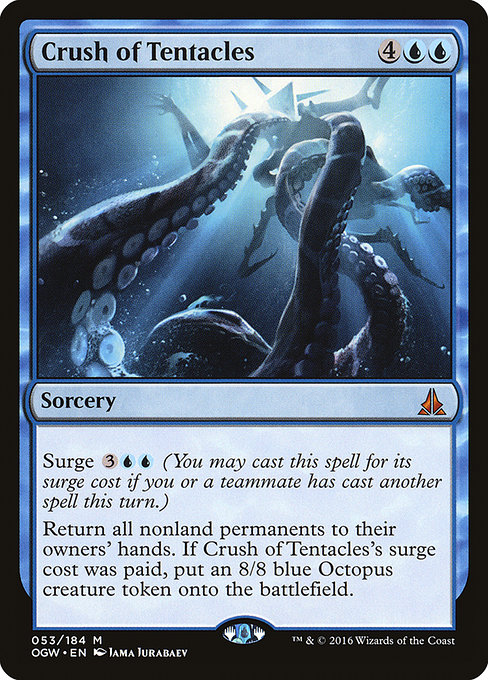 Crush of Tentacles - Oath of the Gatewatch Mythic Card
