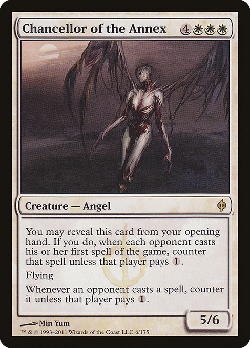 Chancellor of the Annex - New Phyrexia Rare Card