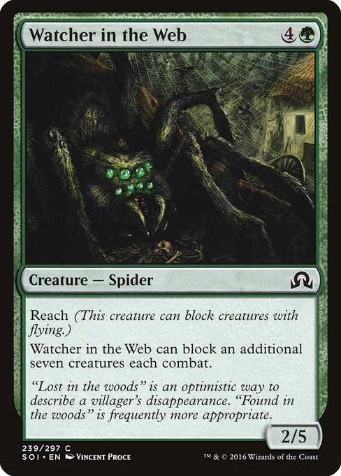 Watcher in the Web - Shadows over Innistrad Common Card