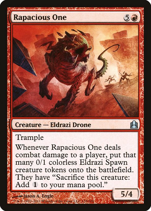 Rapacious One - Commander 2011 Uncommon Card