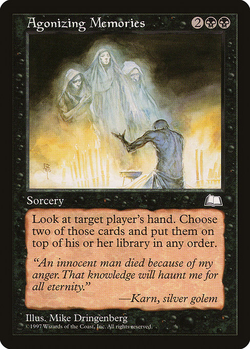 Agonizing Memories - Weatherlight Uncommon Card