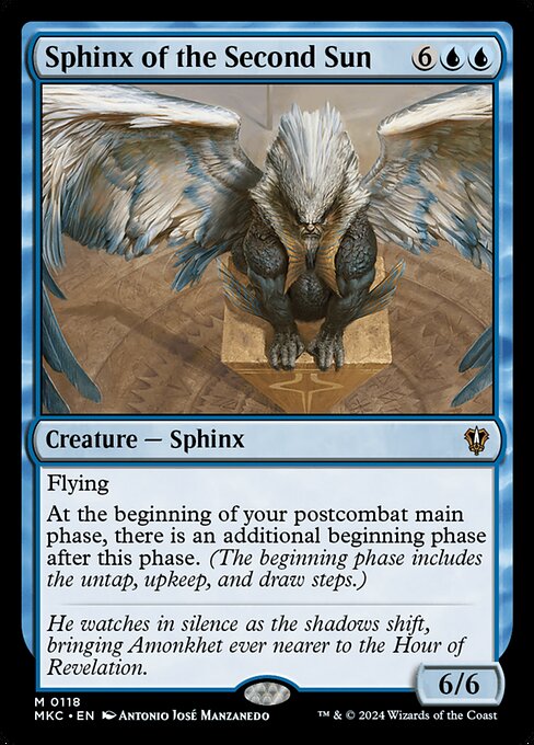 Sphinx of the Second Sun - Murders at Karlov Manor Commander Mythic Card