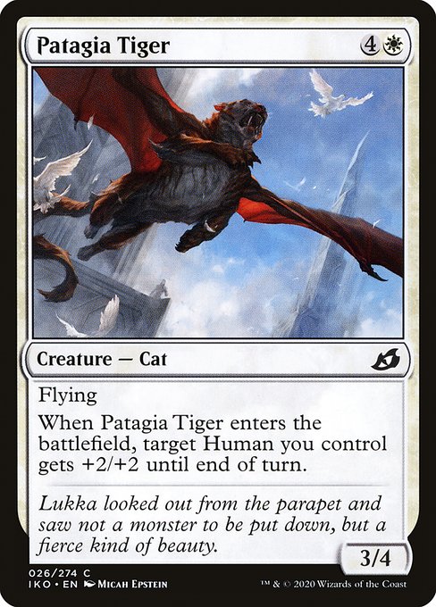 Patagia Tiger - Ikoria: Lair of Behemoths Common Card