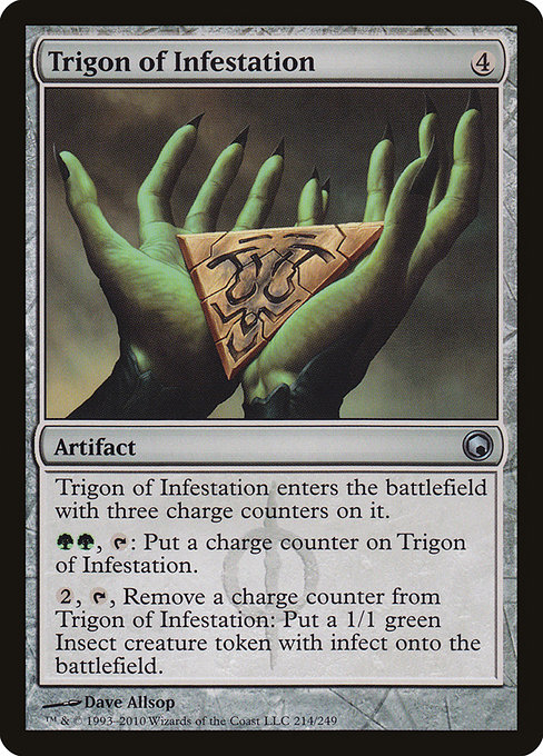 Trigon of Infestation - Scars of Mirrodin Uncommon Card