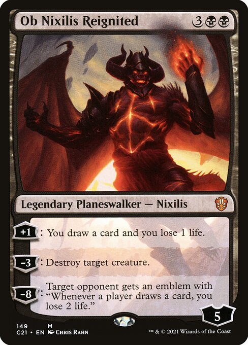 Ob Nixilis Reignited - Commander 2021 Mythic Card