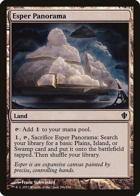 Esper Panorama - Commander 2013 Common Card