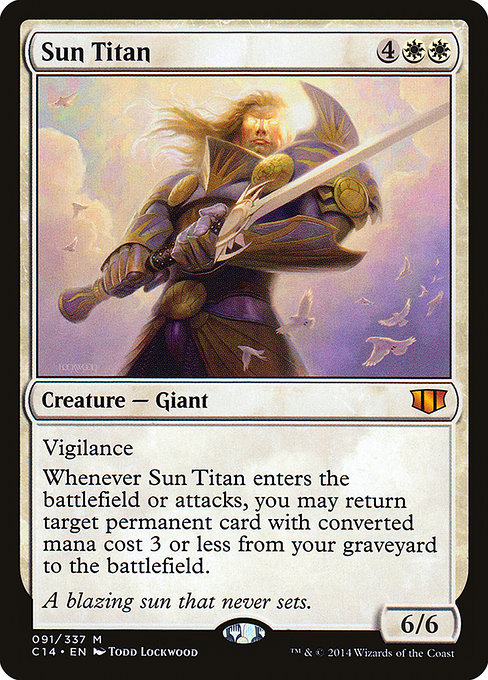 Sun Titan - Commander 2014 Mythic Card