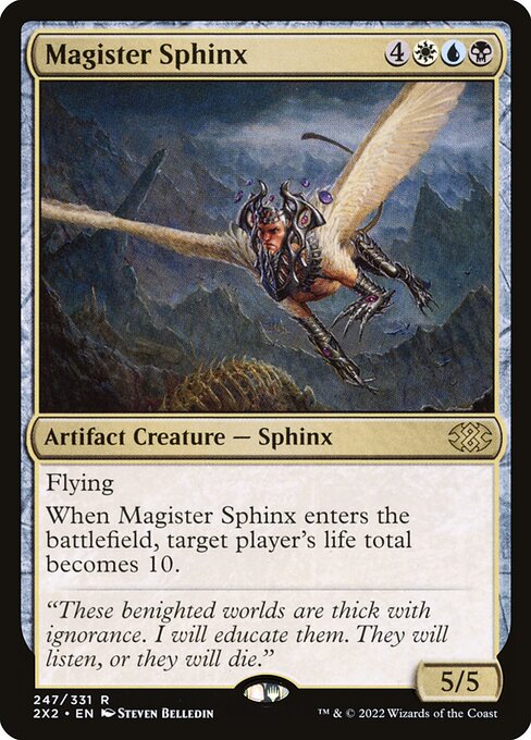 Magister Sphinx - Double Masters 2022 Rare Card